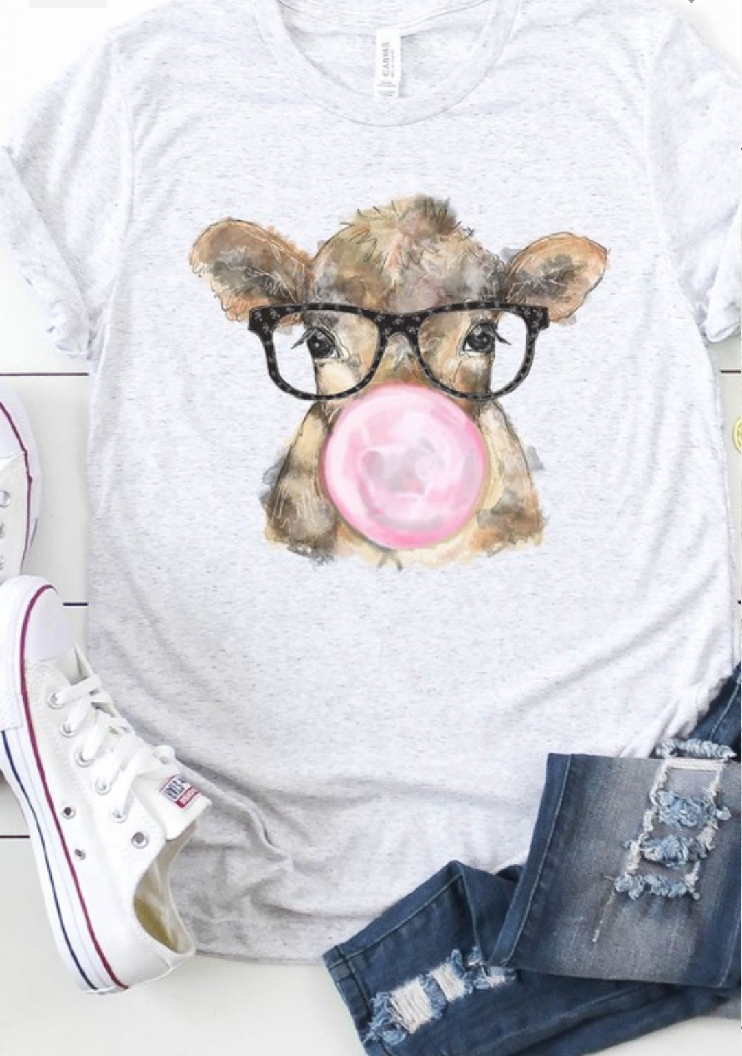 COW TSHIRT (BELLA CANVAS)