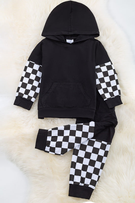 HOODIE OUTFIT SET (CHECKERED)