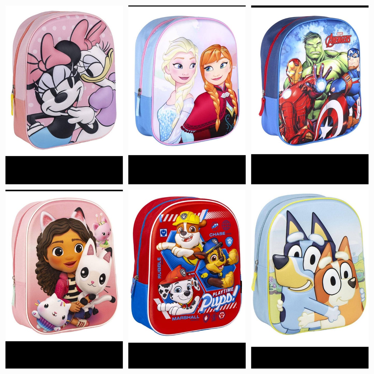 KIDS 3D BACKPACKS