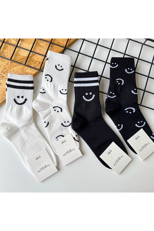 SMILEY FACE SOCKS