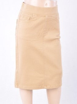 KHAKI KIDS SKIRT