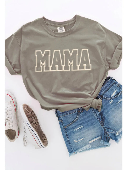 MAMA TEE IN PURPLE OR GRAY