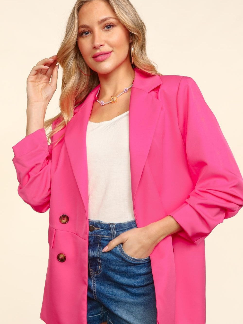 HOT PINK BLAZER