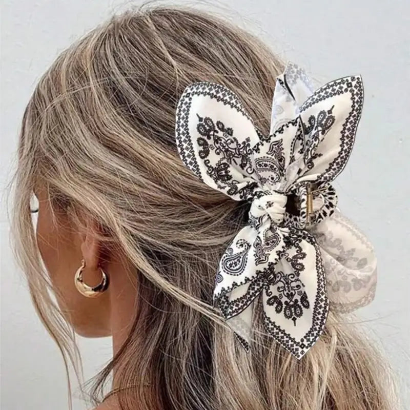 BOHO PAISLEY HAIR CLAW CLIP