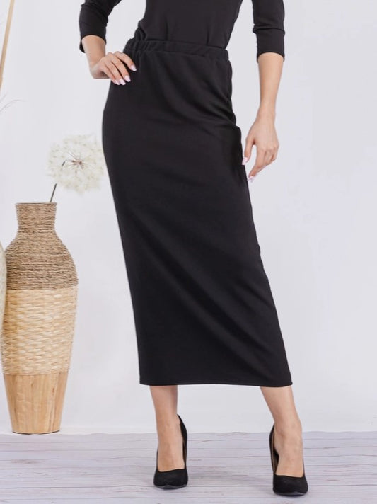 SANDRA MAXI IN BLACK