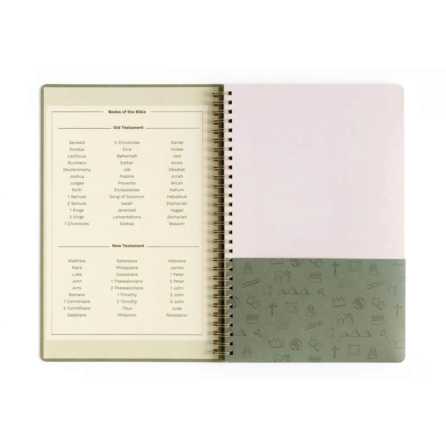 CHURCH SERMON NOTEBOOK GREEN