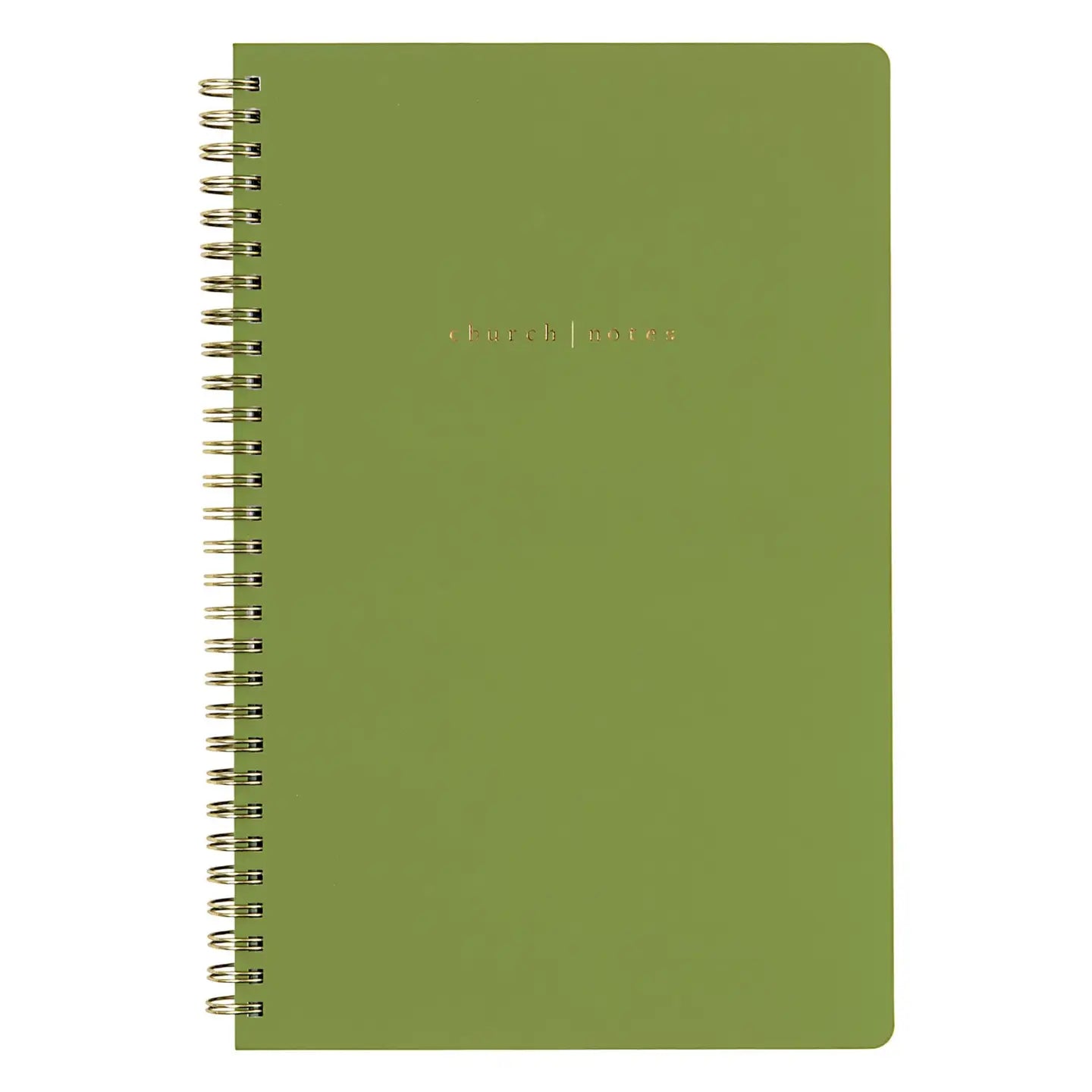 CHURCH SERMON NOTEBOOK GREEN