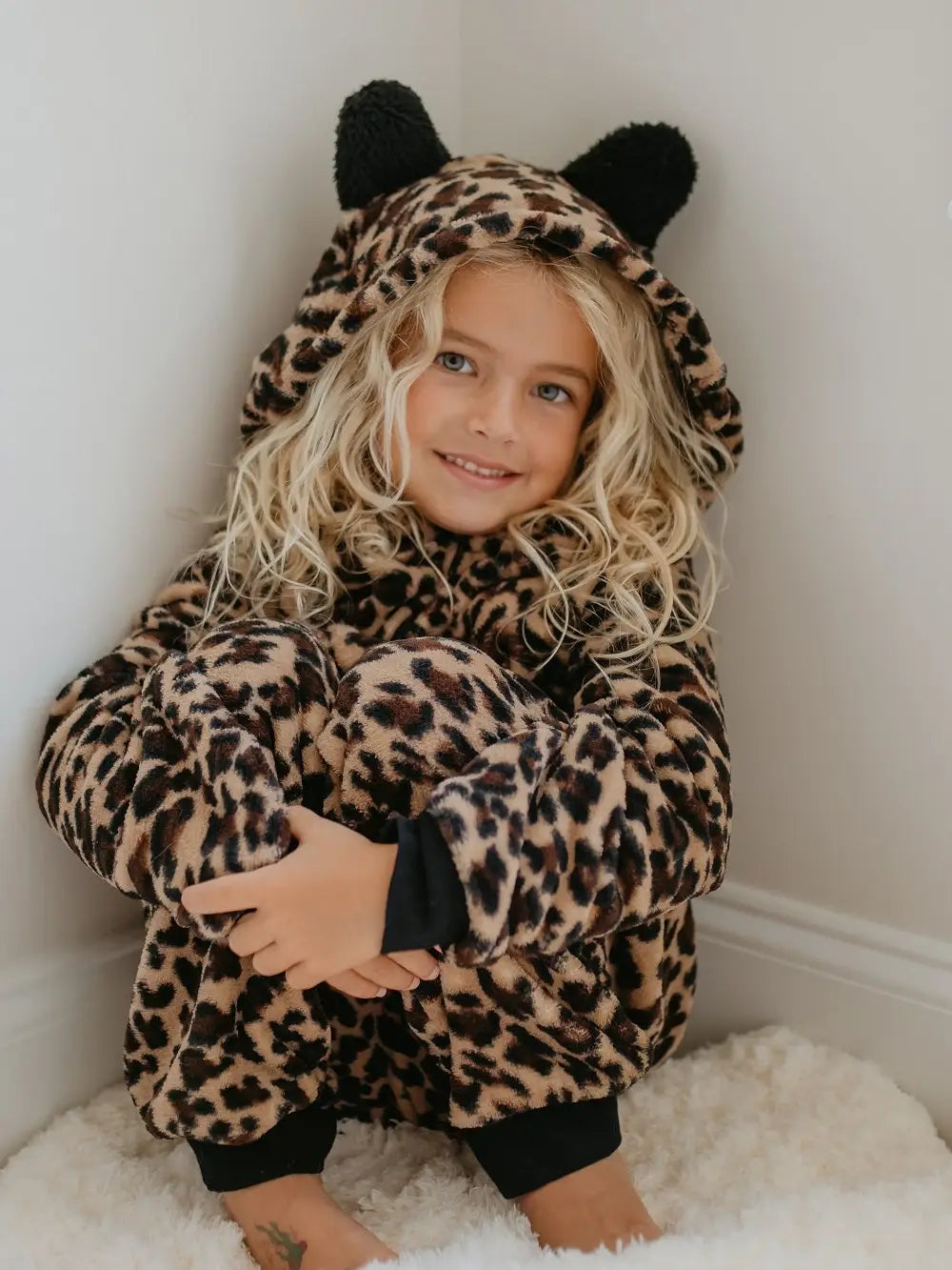 KIDS LEOPARD ONSIE