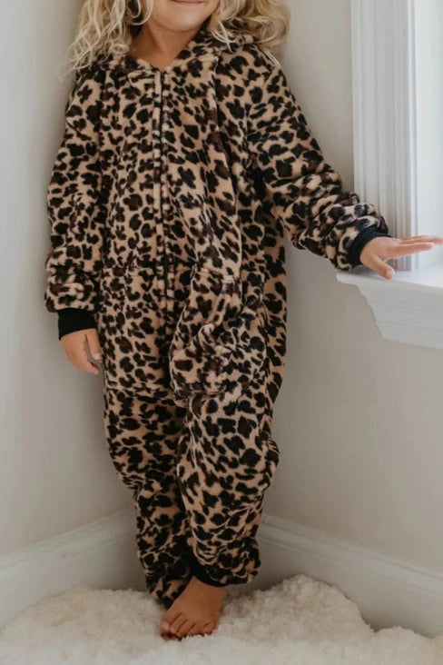 KIDS LEOPARD ONSIE