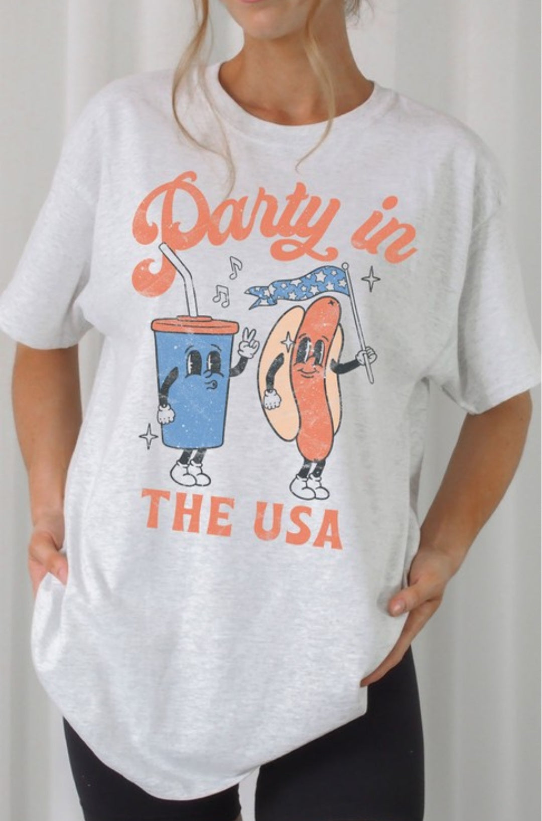 PARTY IN THE USA TSHIRT oversized