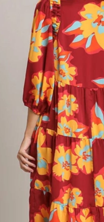 SATIN BABYDOLL DRESS