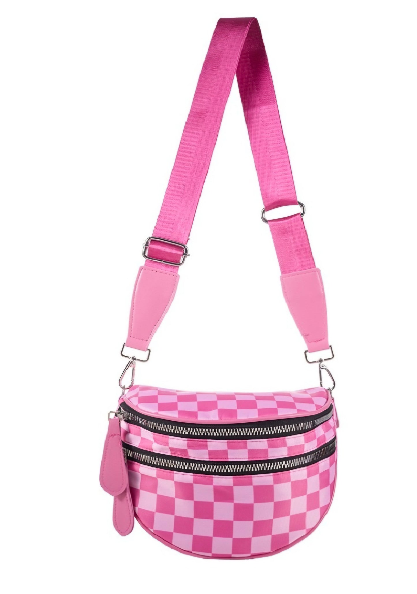 SADDLE BAG CHECKERED CROSSBOSY SLING (multi)