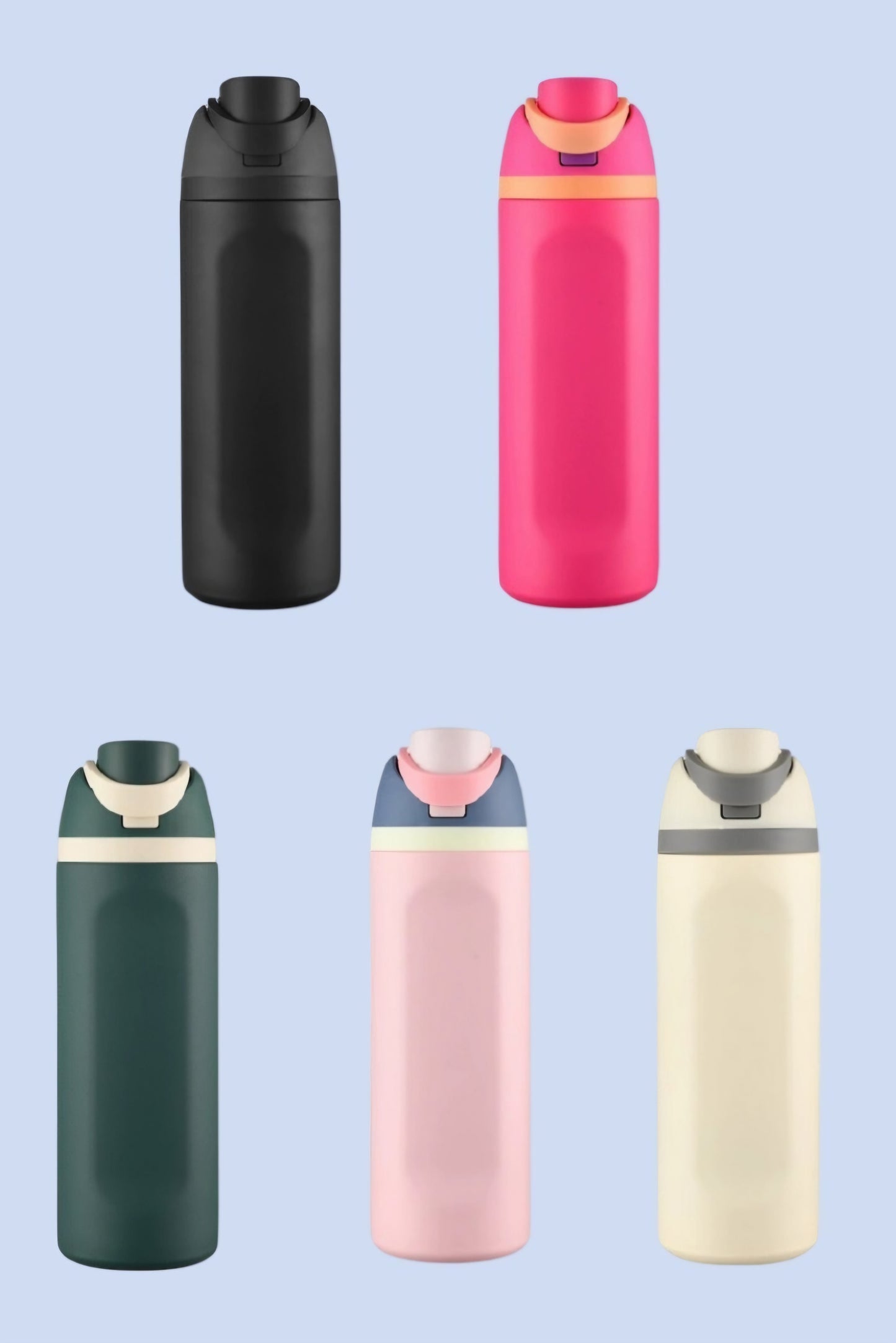 24 OZ SNAP LID STAINLESS STEEL BOTTLE TUMBLER (multi)