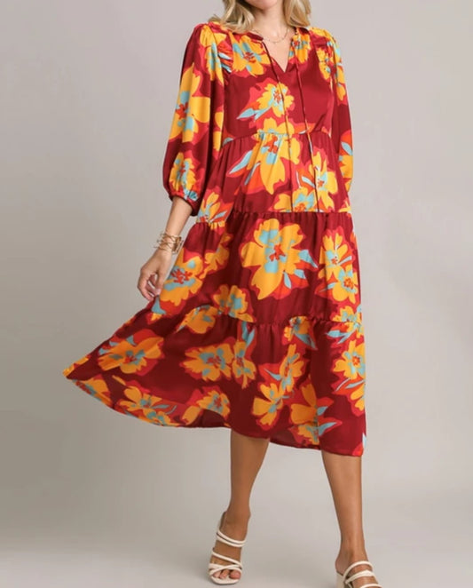 SATIN BABYDOLL DRESS