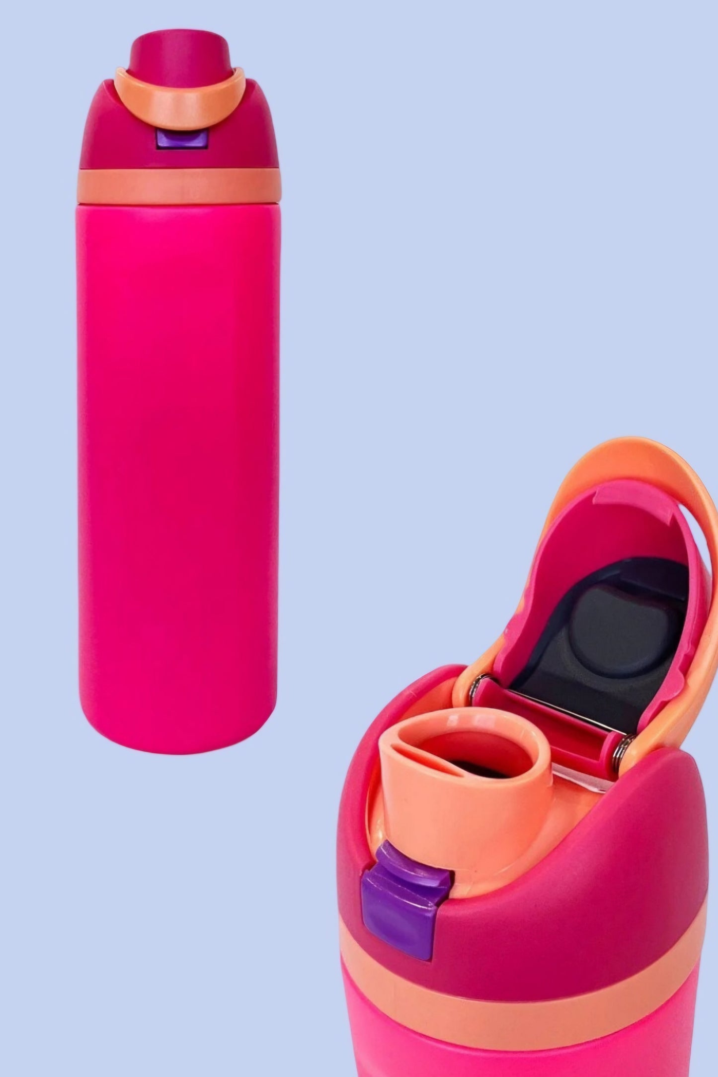 24 OZ SNAP LID STAINLESS STEEL BOTTLE TUMBLER (multi)