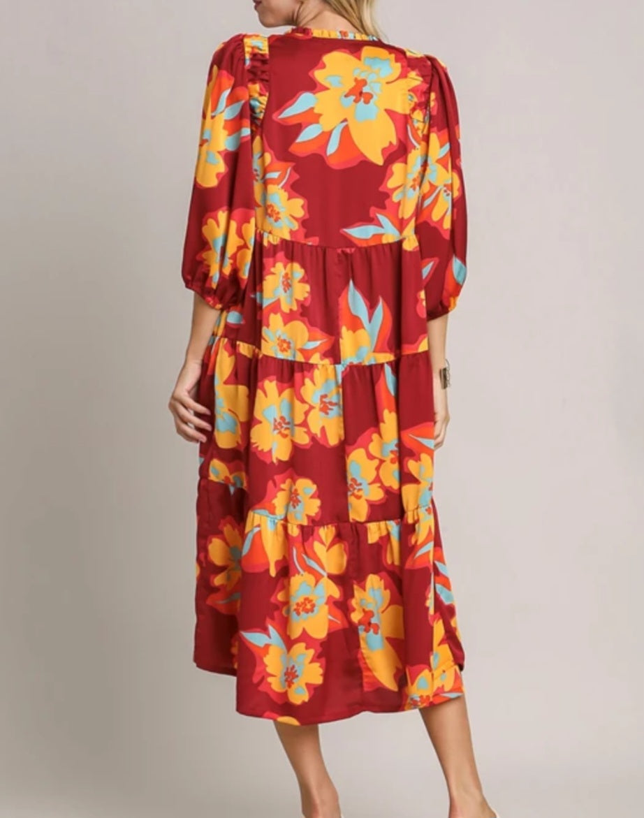 SATIN BABYDOLL DRESS