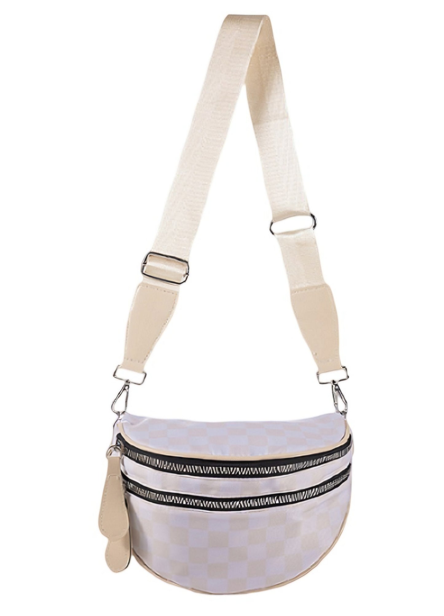 SADDLE BAG CHECKERED CROSSBOSY SLING (multi)