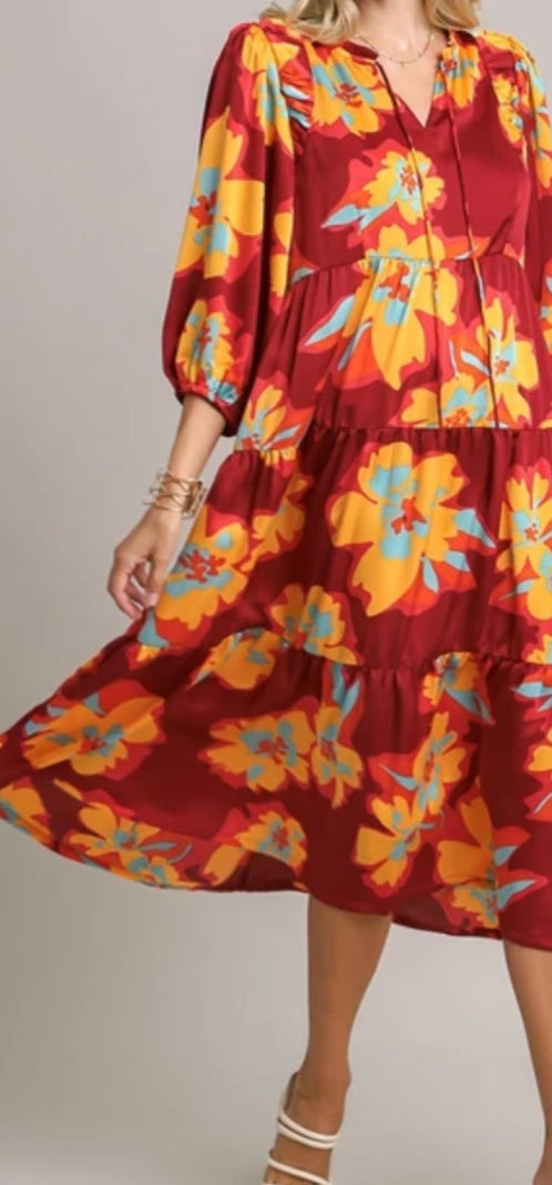 SATIN BABYDOLL DRESS