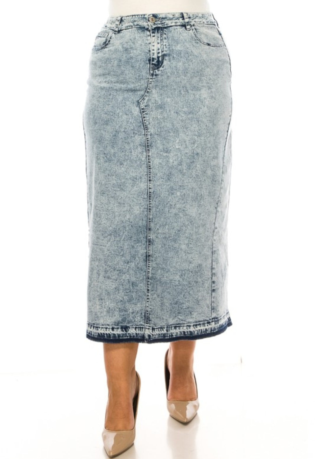 SAND BLUSH MAXI SKIRT