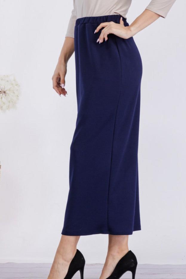 SANDRA MAXI IN NAVY