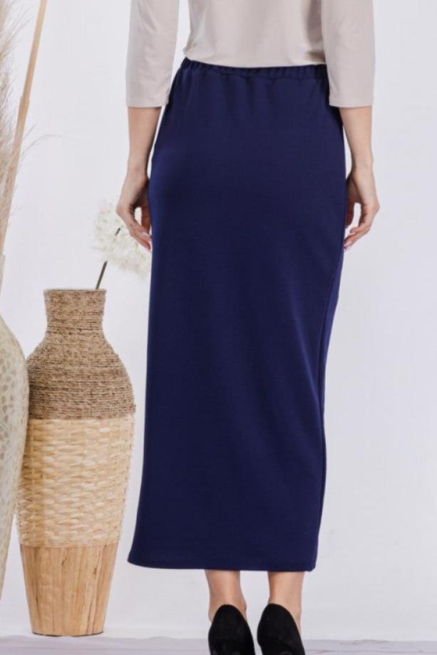 SANDRA MAXI IN NAVY